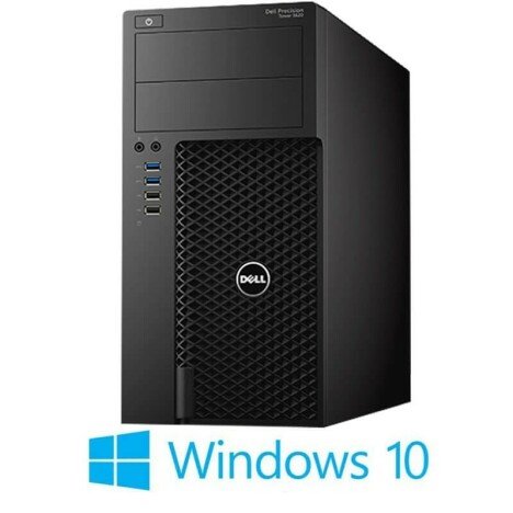 Workstation Dell Precision 3620 MT, E3-1220 v5, 256GB SSD, Quadro K2000, Win 10 Home